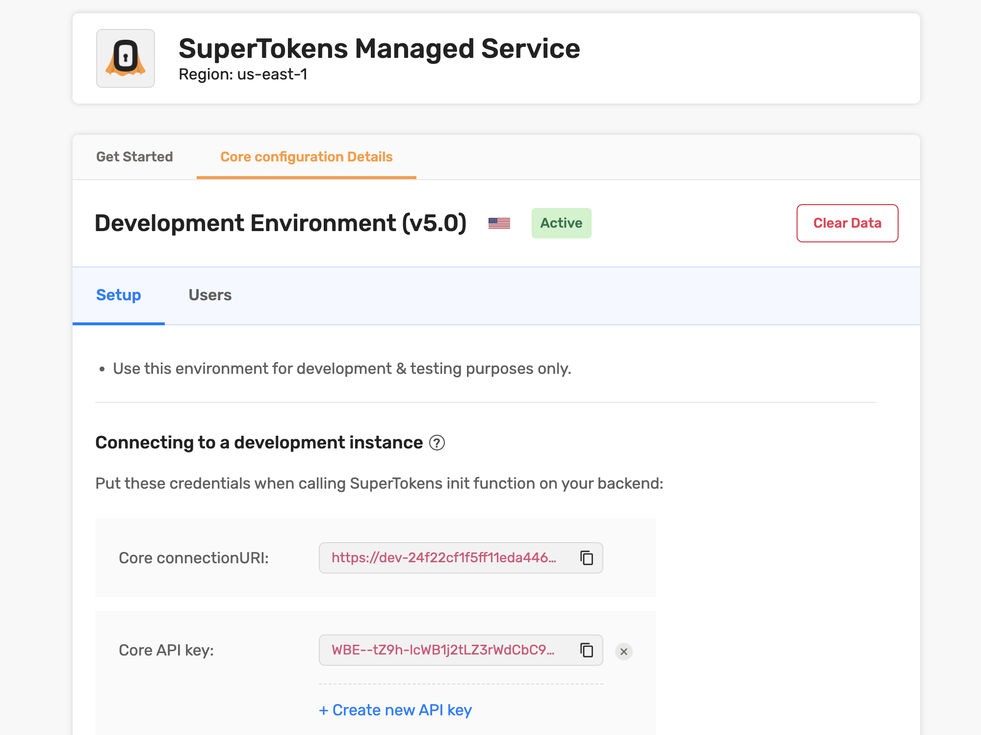 Deployed SuperTokens Core